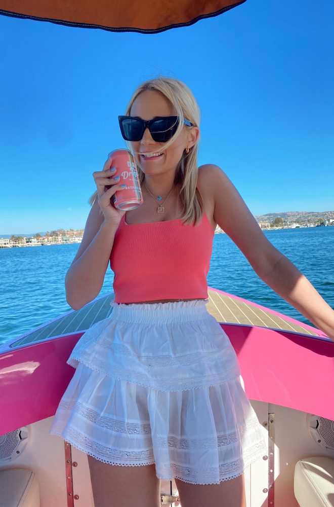 Anabelle Barnett, Newport Beach boat ride