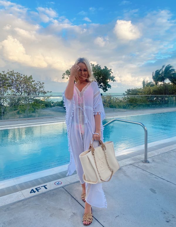Anabelle Barnett swimsuit coverups in Miami